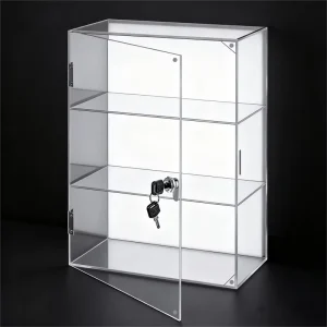 Acrylic Multi-Layer Storage Cabinet and Display Rack for Figurines, Cosmetics, and Toys