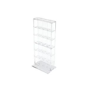 Acrylic Plastic Figurine Display Case Multilayer Rack for Blind Box Wall Mount Clear Box Counter Top Store Display