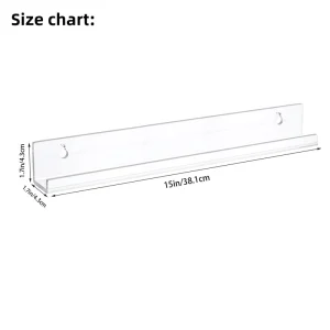 Acrylic Record Rack for 4, 12, and 15 Inch Records, Nail Polish, Magazines, CDs, and Albums