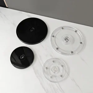 Acrylic Turntable Transparent 360 degree Manually Rotatable Base Rotating Base Rotating Platform Rotatable Base