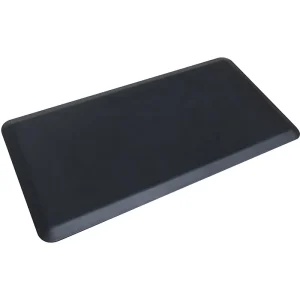 Active Standing Anti Fatigue Waterproof Anti Slip Modern Solid Floor Mat 20″W X 30″L Black