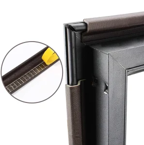 Adhesive PU-Coated Seal Strip for Wooden Doors and Windows PU Foam Sealing Strip