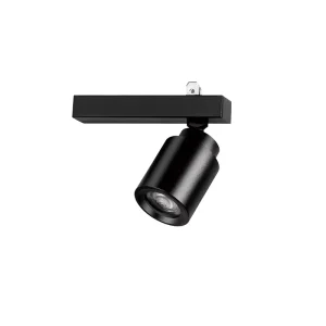 Adjustable 8-60 Beam Angle 3W Black Track Light for Museums