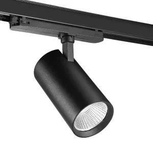 Adjustable 9W 12W 15W COB LED Track Spotlight for Retail Shop IP20 Ra90 CRI 3 Year Warranty 2 Wire 3 Wire 4 Wire Trackrail