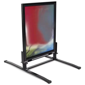 Adjustable A-Frame Pavement Sign Stand with Base for Outdoor Display