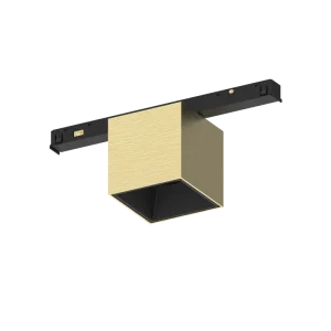 Adjustable Aluminum GU10 COB LED Square Track Spotlight CRI 90 Dimmable IP20