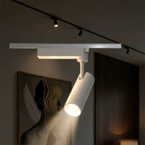 Adjustable Anti Glare White LED Track Spotlight for Gallery Clothing Store Commercial Lighting