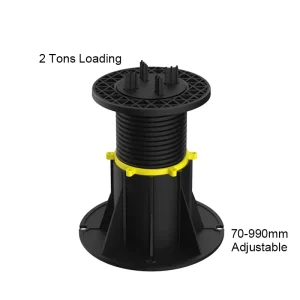 Adjustable Anti-UV Plastic Raised Floor Support Pedestal for Outdoor Pavers, Decking, and Tiles