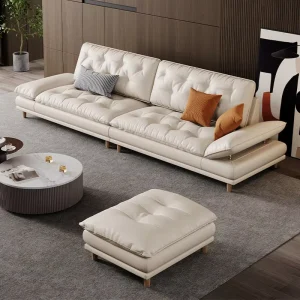 Adjustable Armrest Modular Sofa Set for Home or Hotel