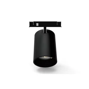 Adjustable Color Temperature Track-Mounted COB LED Spotlight with CRI90 Dimmable 220V