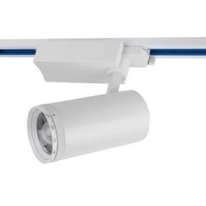 Adjustable Color Temperature and Beam Angle Aluminum LED Track Spotlight for Commercial, Retail, Restaurant and Home Lighting