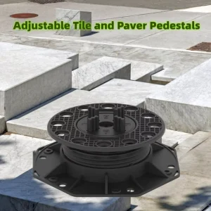 Adjustable Deck Support Pedestal Blocks for Outdoor Flooring and Tiles