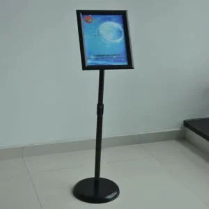 Adjustable Floor Sign Holder Poster Stand with Aluminum Base