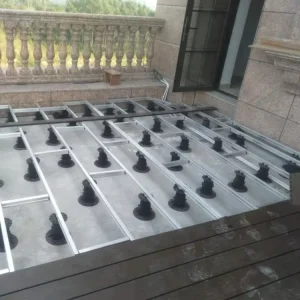 Adjustable Floor Support Base System with Aluminum Keel
