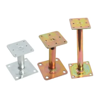 Adjustable Height Steel or Aluminum Raised Floor Pedestal Longitudinal Beam Floor Support Adjustable Pedestal