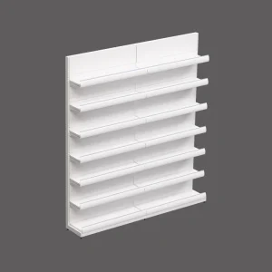 Adjustable Metal Display Rack for Supermarket and Convenience Store Food and Stationery Storage, 1 Set