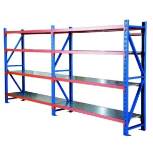 Adjustable Multi-Level Metal Shelving Storage Rack for Kitchen, Pantry, or Warehouse