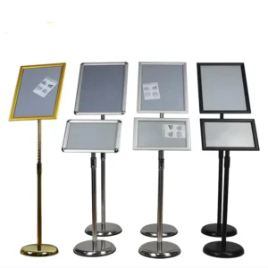 Adjustable Outdoor Double-Sided Floor Standing Poster Sign Holder