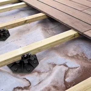 Adjustable PP Pedestal Base for Outdoor Raised Flooring, Decking, Tiles, and Floor Joists