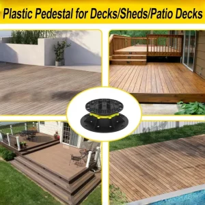 Adjustable PP Plastic Pedestal Base for Outdoor Raised Floors and Tiles
