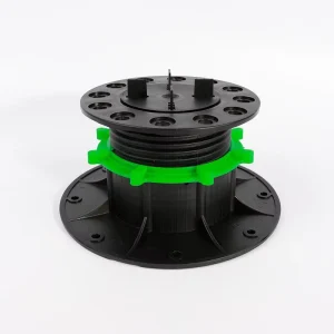 Adjustable Plastic Deck Pedestal with Swivel Base for Outdoor Tile and WPC Flooring