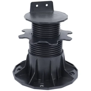 Adjustable Plastic Feet Deck Plot Raised WPC Decking Float Floor Pedestal XF T204B 65 145 mm