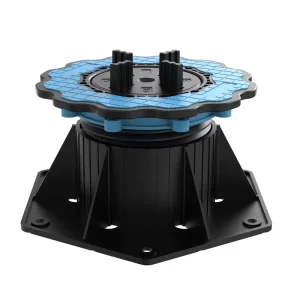 Adjustable Plastic Pavement Base and Deck Support Pedestal for Outdoor Construction