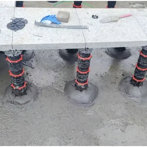 Adjustable Plastic Pedestal Base for Stone, Marble, and Floor Tiles