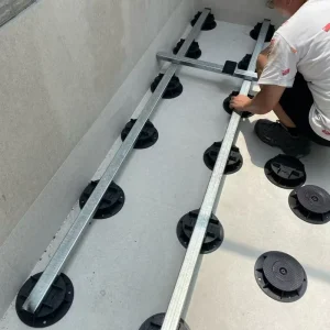Adjustable Plastic Pedestal Pp Material Eco Friendly Fast Install Floor Support for Terrace and Garden