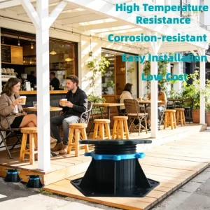 Adjustable Plastic Support Pedestal for Patio Tiles and Decking