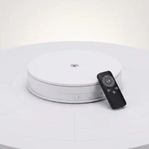 Adjustable Rotating LED Jewelry Display Stand with Remote Control