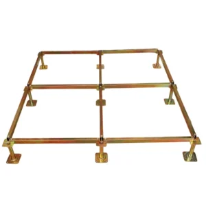 Adjustable Steel Beam Base for Raised Floors and Modular Metal Decks