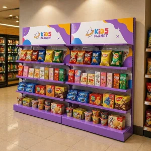 Adjustable Steel Metal Shop Shelves, Display Cabinets, and Wall Shelves
