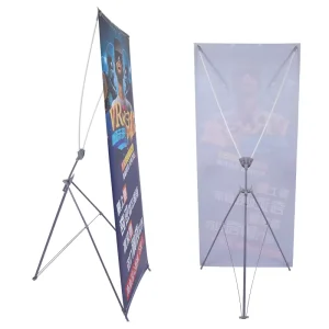 Adjustable Telescopic Custom Waterproof Printed Portable Tube Display Banner Stand