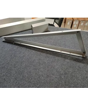 Adjustable Triangle Aluminum Solar Panel Roof Mounting Bracket Stainless Steel Flat Rack