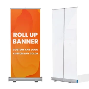Advertising Display 80x200cm Aluminum Alloy Roll Up Banner Stand