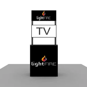 Advertising Durable Aluminum Frame Lockable Expo TV Stand Reception Marketing Table