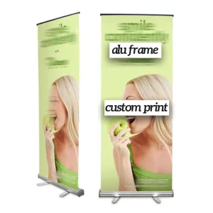 Advertising Retractable Banner Stand for 33 X 78 Graphic Pull-Up Display