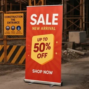Advertising Roll up Banner Stand Portable