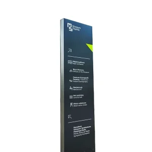 Advertising Signboard Good Quality Pylon Sign Permit Wayfinding Led Pylon Sign
