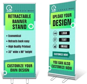 Advertising Trade Show Equipment Roll-Up Pop-Up Banner
