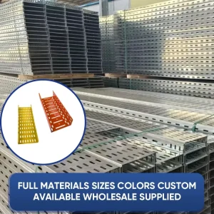 Aesthetic Decorative Perforated Cable Tray Shopping Mall Exhibition Hall High End Office Hotel Lobby Exposed Installation
