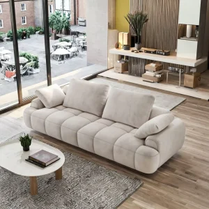 All Foam Modular Sectional Sofa Extra Wide Two Seat Leisure Couch for Modern Workspace Apartment Factory Direct