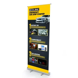 All aluminum Roll up Banner Is Easy to Use Outdoors