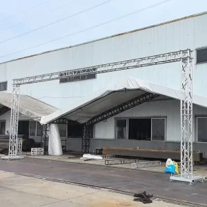 Aluminium Alloy 6061-T6 Lighting Truss Outdoor Customized Goal Truss For Lighting Show LED Screen