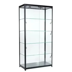 Aluminium LED Glass Display Cabinet for Jewelry Retail Stores