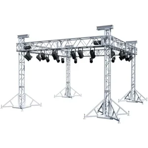 Aluminium Truss Displays Spigot Lighting Stage Truss with Roof for Concert Truss for Led Video