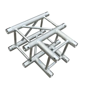 Aluminum 3-Way Truss Connector for Stage Setup and Multi-Angle Adjustment