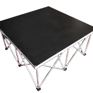 Aluminum Alloy 4x4ft 750kg/sqm Load Capacity Indoor/Outdoor Portable Spider Stage Drum Riser Platform Podium