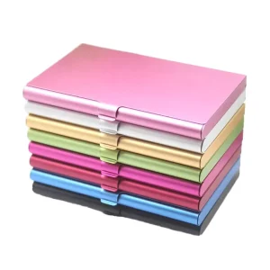 Aluminum Alloy Business Card Case and Credit Card Holder Box Cover